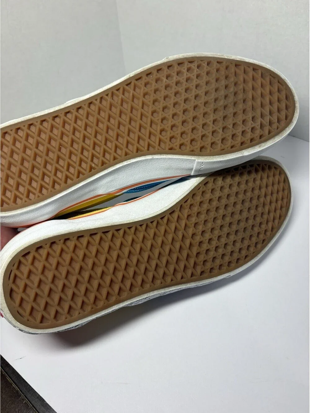 VANS X The Simpsons Blue-Yellow-Orange Bart Slip On Pro Size 13 M EUC